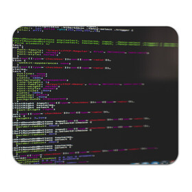 Коврик для мышки прямоугольный с принтом Программный код в Екатеринбурге, натуральный каучук | размер 230 х 185 мм; запечатка лицевой стороны | Тематика изображения на принте: computer code | hacker | html | it | php | technology | код | компьютеры | материнская плата | программист | хакер