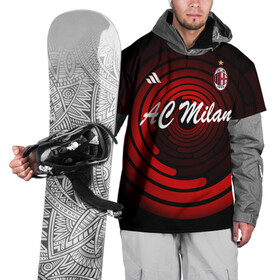 Накидка на куртку 3D с принтом AC Milan  в Екатеринбурге, 100% полиэстер |  | ac milan | i rossoneri | il diavolo | дьяволы | италия | итальянский | клуб | красно чёрные | лидер | лучший | милан | профессиональный | рекордсмен | самый | спортивный | суперкубок | успешный | форма