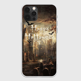 Чехол для iPhone 12 Pro с принтом Halloween в Екатеринбурге, силикон | область печати: задняя сторона чехла, без боковых панелей | аниме | ведьма | девушка | зомби | ирландия | кладбище | колдун | кости | кошки | летучие | луна | мертвец | мёртвые | монстры | мыши | ночь | оборотни | пауки | паутина | подарок | праздник | свет | свечи