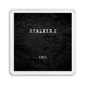 Магнит 55*55 с принтом STALKER 2 в Екатеринбурге, Пластик | Размер: 65*65 мм; Размер печати: 55*55 мм | 2021 | 2033 | fallout | game | games | metro | monsters | nuclear | radiation | stalker | two | zone | аномалии | аномалия | два | зона | игра | игры | метро | монстры | радиация | россия | сталкер | украина | фоллаут | чернобыль