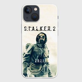 Чехол для iPhone 13 mini с принтом STALKER 2 в Екатеринбурге,  |  | 2021 | 2033 | fallout | game | games | metro | monsters | nuclear | radiation | stalker | two | zone | аномалии | аномалия | два | зона | игра | игры | метро | монстры | радиация | россия | сталкер | украина | фоллаут | чернобыль