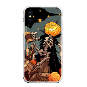 Чехол для iPhone XS Max матовый с принтом Halloween в Екатеринбурге, Силикон | Область печати: задняя сторона чехла, без боковых панелей | Тематика изображения на принте: аниме | ведьма | девушка | зомби | ирландия | кладбище | колдун | кости | кошки | летучие | луна | мертвец | мёртвые | монстры | мыши | ночь | оборотни | пауки | паутина | подарок | праздник | свет | свечи