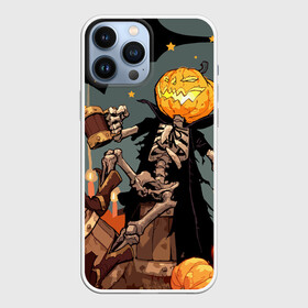 Чехол для iPhone 13 Pro Max с принтом Halloween в Екатеринбурге,  |  | аниме | ведьма | девушка | зомби | ирландия | кладбище | колдун | кости | кошки | летучие | луна | мертвец | мёртвые | монстры | мыши | ночь | оборотни | пауки | паутина | подарок | праздник | свет | свечи