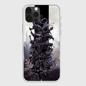 Чехол для iPhone 12 Pro Max с принтом Dark Souls Boss Collaboration в Екатеринбурге, Силикон |  | Тематика изображения на принте: boss | dark souls | demons | skull | демоны | кости | темные души | черепа