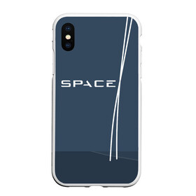 Чехол для iPhone XS Max матовый с принтом SPACEX в Екатеринбурге, Силикон | Область печати: задняя сторона чехла, без боковых панелей | Тематика изображения на принте: falcon heavy | ilon mask | spacex | tesla | tesla roadster | илон маск | спейс икс | спейс экс | тесла | тесла родстер