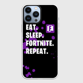 Чехол для iPhone 13 Pro Max с принтом Eat Sleep Fortnite Repeat в Екатеринбурге,  |  | battle | boss | epic | floss | fortnite | game | games | lama | pubg | pvp | royale | save | survival | the | world | битва | выживание | дроп | игра | игры | королевская | лама | массакр | мир | пабг | спасти | фортнайт