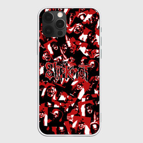 Чехол для iPhone 12 Pro Max с принтом SlipKnot камуфляж в Екатеринбурге, Силикон |  | Тематика изображения на принте: белый | гранж | красный | лица | маска | маски | метал | милитари | ню метал | паттрен | слипкнот | слипнот | участники | черный