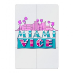 Магнитный плакат 2Х3 с принтом Miami Vice Original в Екатеринбурге, Полимерный материал с магнитным слоем | 6 деталей размером 9*9 см | 