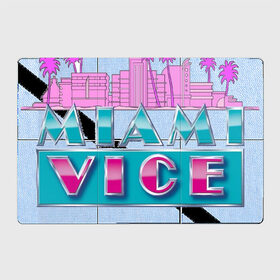 Магнитный плакат 3Х2 с принтом Miami Vice Original в Екатеринбурге, Полимерный материал с магнитным слоем | 6 деталей размером 9*9 см | Тематика изображения на принте: 