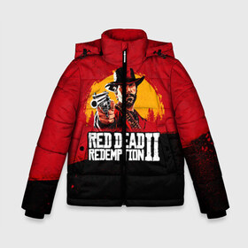 Зимняя куртка для мальчиков 3D с принтом Red Dead Redemption 2 в Екатеринбурге, ткань верха — 100% полиэстер; подклад — 100% полиэстер, утеплитель — 100% полиэстер | длина ниже бедра, удлиненная спинка, воротник стойка и отстегивающийся капюшон. Есть боковые карманы с листочкой на кнопках, утяжки по низу изделия и внутренний карман на молнии. 

Предусмотрены светоотражающий принт на спинке, радужный светоотражающий элемент на пуллере молнии и на резинке для утяжки | dead | die | flag | game | games | gta | rdr | rdr2 | red | redemption | rockstar | sun | sunset | western | вестерн | выкуп | гта | дикий | закат | запад | игра | игры | красный | мертвый | поле | рдр | рдр2 | рокстар | солнце