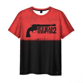 Мужская футболка 3D с принтом Red Dead Redemption 2 Пистолет в Екатеринбурге, 100% полиэфир | прямой крой, круглый вырез горловины, длина до линии бедер | dead | die | flag | game | games | gta | gun | rdr | rdr2 | red | redemption | rockstar | sun | western | вестерн | выкуп | гта | дикий | запад | игра | игры | красный | мертвый | оружие | пистолет | рдр | рдр2 | рокстар | ружье