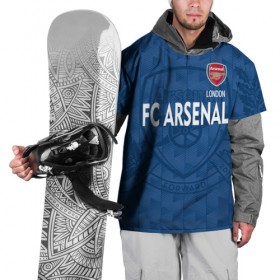 Накидка на куртку 3D с принтом FC Arsenal в Екатеринбурге, 100% полиэстер |  | arsenal | arsenal football club | арсенал | футбольный клуб