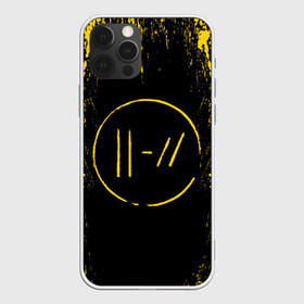Чехол для iPhone 12 Pro Max с принтом TWENTY ONE PILOTS в Екатеринбурге, Силикон |  | 21 pilots | 21p | dyrty | music | paints | rock | top | trench | twenty one pilots | yellow | брызги | группа | краска.пятна | музыка | рок