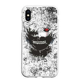 Чехол для iPhone XS Max матовый с принтом Kaneki Ken (Tokyo Ghoul) #2 в Екатеринбурге, Силикон | Область печати: задняя сторона чехла, без боковых панелей | anime | kaneki ken | tokyo ghoul | аниме | канеки кен | токийский гуль