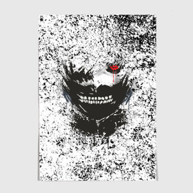 Постер с принтом Kaneki Ken (Tokyo Ghoul) #2 в Екатеринбурге, 100% бумага
 | бумага, плотность 150 мг. Матовая, но за счет высокого коэффициента гладкости имеет небольшой блеск и дает на свету блики, но в отличии от глянцевой бумаги не покрыта лаком | anime | kaneki ken | tokyo ghoul | аниме | канеки кен | токийский гуль