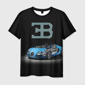 Мужская футболка 3D с принтом Bugatti в Екатеринбурге, 100% полиэфир | прямой крой, круглый вырез горловины, длина до линии бедер | autosport | bugatti | dark | design | italy | speed | sportcar | streetracing | автомобиль | автоспорт | гонка | дизайн | италия | конюшня | красота | престиж | скорость | спорткар | стритрейсинг | тачка | точило | черный