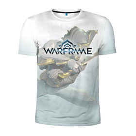 Мужская футболка 3D спортивная с принтом Warframe в Екатеринбурге, 100% полиэстер с улучшенными характеристиками | приталенный силуэт, круглая горловина, широкие плечи, сужается к линии бедра | warframe | варфрейм