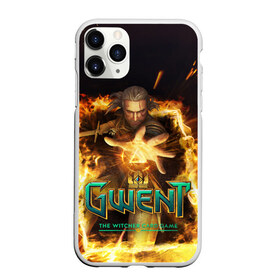 Чехол для iPhone 11 Pro Max матовый с принтом GWENT The Witcher Card Game в Екатеринбурге, Силикон |  | Тематика изображения на принте: blood | dota | game | games | gwent | player | rpg | the | witcher | ведьмак | война | войны | волк | волки | гвент | гвинт | геральт | игра | игрок | игры | карточная | карты | кровь | лого | меч | полосы | рпг | символ | символы | три