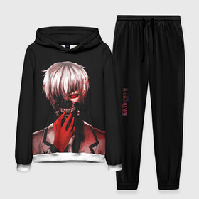 Мужской костюм 3D (с толстовкой) с принтом Ken Kaneki в крови в Екатеринбурге,  |  | anime | blood | eyepatch | ghoul | kaneki | ken | one eyed | tokyo | tokyoghoul | гуль | канеки | кен | кровь | одноглазый | токийский