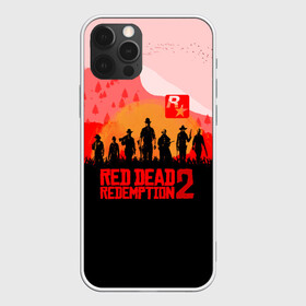 Чехол для iPhone 12 Pro с принтом RED DEAD REDEMPTION 2 в Екатеринбурге, силикон | область печати: задняя сторона чехла, без боковых панелей | game | red dead | red dead redemption 2 | redemption 2 | rockstar games | бандиты | дикий запад | игры | ковбои | оружие