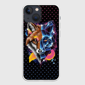 Чехол для iPhone 13 mini с принтом Super Space Fox в Екатеринбурге,  |  | cute | fox | foxes | ginger | space | super | tail | забавная | космическая | космос | лис | лиса | лисица | лисицы | лисичка | лисички | лисы | милая | просто | ретро | рыжая | рыжие | смешная | супер | фыр | хвост | хвостик