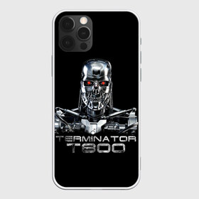 Чехол для iPhone 12 Pro Max с принтом Терминатор Т800 в Екатеринбурге, Силикон |  | Тематика изображения на принте: cinema | robot | skull | t800 | terminator | кино | робот | т800 | терминатор | череп
