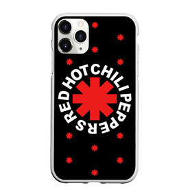 Чехол для iPhone 11 Pro матовый с принтом Red Hot Chili Peppers в Екатеринбурге, Силикон |  | chili | cross | hot | logo | music | peppers | red | red hot chili peppers | rhcp | rock | star | symbol | звезда | звездочка | красная | красный | крест | логотип | музыка | перцы | рок | символ | цветок | цветочек | чили