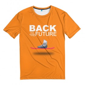 Мужская футболка 3D с принтом Back to the future_11 в Екатеринбурге, 100% полиэфир | прямой крой, круглый вырез горловины, длина до линии бедер | Тематика изображения на принте: 