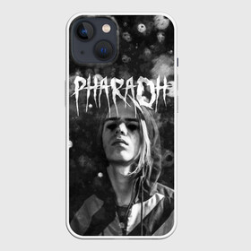 Чехол для iPhone 13 с принтом PHARAOH DARK в Екатеринбурге,  |  | dark | dead | dolor | dynasty | hip | hop | pharaoh | phlora | phloyd | phosphor | rap | raper | redrum | russian | skr | tattoo | yungrussia | глеб | голубин | мрачный | репер | русский | рэп | скр | уаджет | фара | фараон | хип | хоп