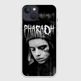 Чехол для iPhone 13 с принтом PHARAOH в Екатеринбурге,  |  | dark | dead | dolor | dynasty | hip | hop | pharaoh | phlora | phloyd | phosphor | rap | raper | redrum | russian | skr | tattoo | yungrussia | глеб | голубин | мрачный | репер | русский | рэп | скр | уаджет | фара | фараон | хип | хоп