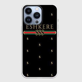 Чехол для iPhone 13 Pro с принтом FACE Eshkere GG Style в Екатеринбурге,  |  | dark | eshkere | face | gucci | gussi | hate | hip | love | rap | raper | rapper | russian | tattoo | антибренд | гуси | гусси | гучи | гуччи | дремин | иван | мрачный | репер | русский | рэп | рэпер | тату | фэйс | хип | хоп | эщкере