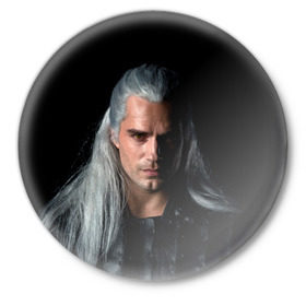 Значок с принтом The Witcher. Geralt of Rivia в Екатеринбурге,  металл | круглая форма, металлическая застежка в виде булавки | andrzej | cavill | ciri | cirilla | geralt | henry | netflix | rivia | sapkowski | witcher | yennefer | анджей | ведьмак | генри | геральт | йеннифэр | кавилл | ривия | сапковский | цири | цирилла