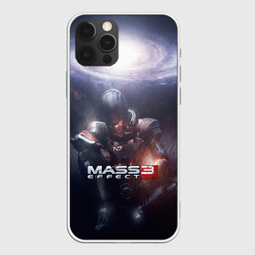 Чехол для iPhone 12 Pro с принтом MASS EFFECT 3 в Екатеринбурге, силикон | область печати: задняя сторона чехла, без боковых панелей | amdromeda initiative | andromeda | game | gun | hemet | n7 | rifle | ryder | soldier | space | star | weapon