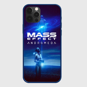 Чехол для iPhone 12 Pro с принтом MASS EFFECT ANDROMEDA в Екатеринбурге, силикон | область печати: задняя сторона чехла, без боковых панелей | amdromeda initiative | andromeda | game | gun | hemet | n7 | rifle | ryder | soldier | space | star | weapon