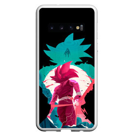 Чехол для Samsung Galaxy S10 с принтом Dragon Ball Goku в Екатеринбурге, Силикон | Область печати: задняя сторона чехла, без боковых панелей | аниме | гоку | драгон