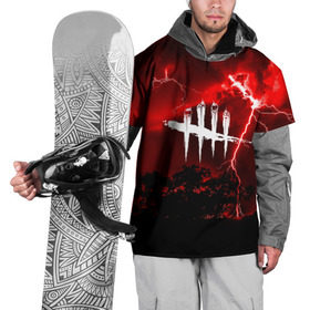 Накидка на куртку 3D с принтом DEAD BY DAYLIGHT в Екатеринбурге, 100% полиэстер |  | dead by daylight | game | hillbilly | maniacs | trapper | wraith | деревенщина | мертвые днем | охотник | призрак
