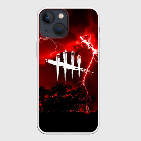 Чехол для iPhone 13 mini с принтом DEAD BY DAYLIGHT в Екатеринбурге,  |  | dead by daylight | game | hillbilly | maniacs | trapper | wraith | деревенщина | мертвые днем | охотник | призрак