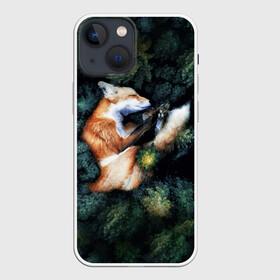 Чехол для iPhone 13 mini с принтом Лисичка в Лесу в Екатеринбурге,  |  | core | cute | forest | fox | foxes | ginger | world | деревья | забавная | зелень | кино | лес | лис | лиса | лисица | лисицы | лисичка | лисички | лист | листва | лисы | милая | мира | рыжая | рыжие | сердце | смешная | фильм | фыр