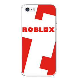 Чехол для iPhone 5/5S матовый с принтом ROBLOX Red в Екатеринбурге, Силикон | Область печати: задняя сторона чехла, без боковых панелей | block | lego | logo | minecraft | online | oof | quest | roblocks | roblockx | roblox | studio | блок | блоки | голова | игра | игры | квест | лего | лицо | лого | логотип | майнкрафт | онлайн | роблокс | символ | студия