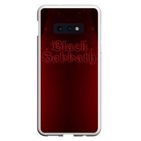 Чехол для Samsung S10E с принтом Black Sabbath в Екатеринбурге, Силикон | Область печати: задняя сторона чехла, без боковых панелей | бирмингем | британская | группа | иэн гиллан | оззи осборн | рок | ронни джеймс дио | тони айомми | хард