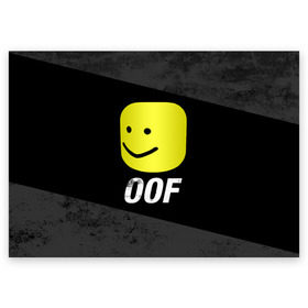 Поздравительная открытка с принтом Roblox OOF Мем в Екатеринбурге, 100% бумага | плотность бумаги 280 г/м2, матовая, на обратной стороне линовка и место для марки
 | Тематика изображения на принте: lego | logo | meme | memes | minecraft | oof | quest | roblocks | roblockx | roblox | studio | блок | блоки | голова | игра | игры | квест | лего | лицо | лого | логотип | майнкрафт | мем | мемы | онлайн | роблокс | студия