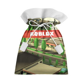 Подарочный 3D мешок с принтом ROBLOX City в Екатеринбурге, 100% полиэстер | Размер: 29*39 см | lego | logo | meme | memes | minecraft | oof | quest | roblocks | roblockx | roblox | studio | блок | блоки | голова | игра | игры | квест | лего | лицо | лого | логотип | майнкрафт | мем | мемы | онлайн | роблокс | студия