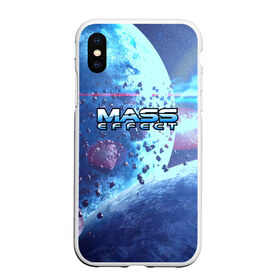 Чехол для iPhone XS Max матовый с принтом MASS EFFECT в Екатеринбурге, Силикон | Область печати: задняя сторона чехла, без боковых панелей | amdromeda initiative | andromeda | game | gun | hemet | n7 | rifle | ryder | soldier | space | star | weapon