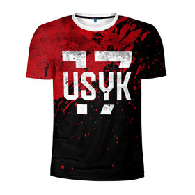 Мужская футболка 3D спортивная с принтом USYK 17 Blood в Екатеринбурге, 100% полиэстер с улучшенными характеристиками | приталенный силуэт, круглая горловина, широкие плечи, сужается к линии бедра | bellew | box | boxing | fight | mma | tony | ufc | ukraine | usyk | weight | белью | боец | бой | бокс | боксер | боксеры | вес | лого | логотип | мира | тони | тяжеловес | тяжелый | украина | украинец | усик | чемпион