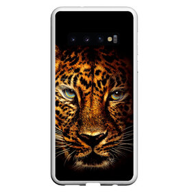 Чехол для Samsung Galaxy S10 с принтом Ягуар в Екатеринбурге, Силикон | Область печати: задняя сторона чехла, без боковых панелей | гепард | кошка | леопард | охотник | тигр | хищник | ягуар