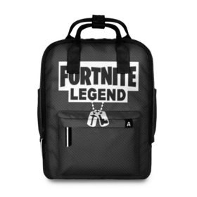 Женский рюкзак 3D с принтом FORTNITE LEGEND. в Екатеринбурге, 100% полиэстер | лямки с регулируемой длиной, сверху ручки, чтобы рюкзак нести как сумку. Основное отделение закрывается на молнию, как и внешний карман. Внутри два дополнительных кармана, один из которых закрывается на молнию. По бокам два дополнительных кармашка, куда поместится маленькая бутылочка
 | fnchap2 | fortnite | fortnite 2 | fortnite x | marshmello | ninja | ninja hyper streamer | ninja streamer | streamer | tyler blevins | маршмелло | ниндзя | фортнайт | фортнайт 2 | фортнайт глава 2