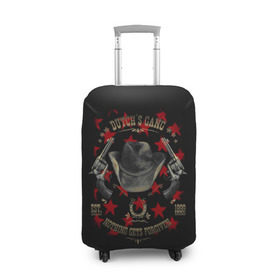 Чехол для чемодана 3D с принтом Red Dead Redemption в Екатеринбурге, 86% полиэфир, 14% спандекс | двустороннее нанесение принта, прорези для ручек и колес | dead | gamer | john | marston | rdr | red | redemption | rockstar | shooter | western | вестерн | джон | марстон | шутер
