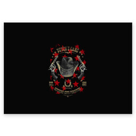 Поздравительная открытка с принтом Red Dead Redemption в Екатеринбурге, 100% бумага | плотность бумаги 280 г/м2, матовая, на обратной стороне линовка и место для марки
 | Тематика изображения на принте: dead | gamer | john | marston | rdr | red | redemption | rockstar | shooter | western | вестерн | джон | марстон | шутер
