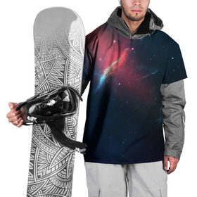 Накидка на куртку 3D с принтом Космическое сияние в Екатеринбурге, 100% полиэстер |  | galaxy | nebula | space | star | абстракция | вселенная | галактика | звезда | звезды | космический | планеты