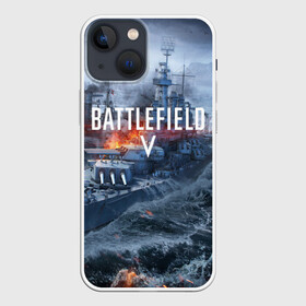 Чехол для iPhone 13 mini с принтом BATTLEFIELD 5 в Екатеринбурге,  |  | action | bttlefield | gamer | play | shooter | soldier | war | батлфилд | война | солдат | шутер